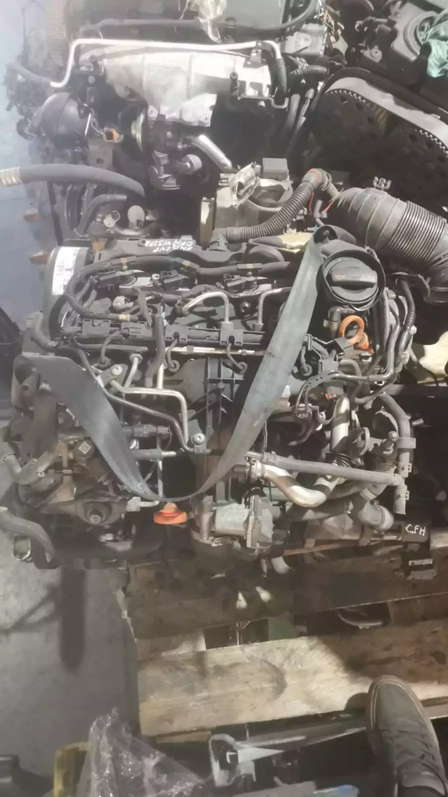 Second image of Volkswagen Caddy Golf 6 Scirocco Touran 2.0 TDI CFH Diesel Engine – Low Mileage, UK Import