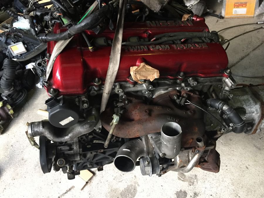 Second image of Nissan SR20DET 2.0L Turbo Engine & 5-Speed Gearbox Set – JDM S13 S14 S15
